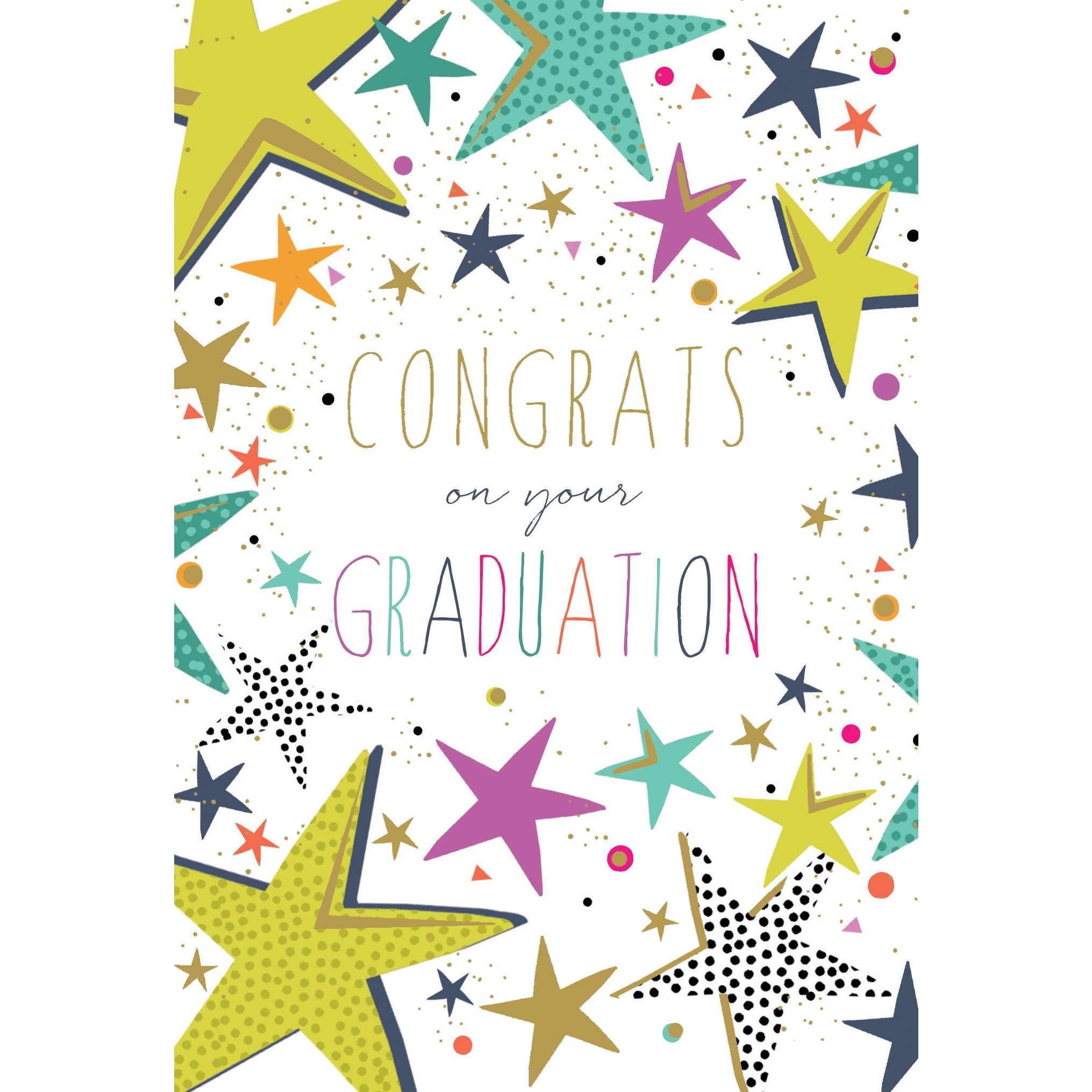 Stars Graduation Card Sara Miller
